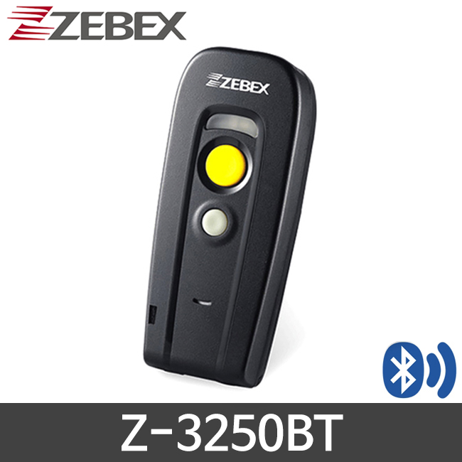 [제백스] Z-3250BT 바코드스캐너 무선 블루투스 모바일스캐너 Zebex