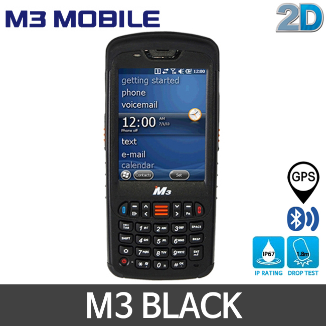 [M3 모바일] M3 BLACK 바코드스캐너 PDA 산업용 M3 Mobile